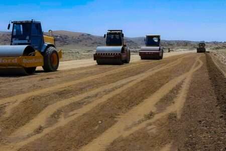 Construction work of Kandahar-Uruzgan highway underway in full swing