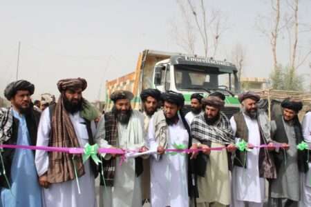 Reconstruction work of 20 kilometers of road kicks off in Kandahar