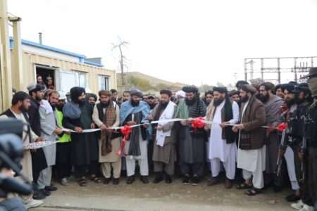 Construction of hydro power production plant inaugurated in Wardak