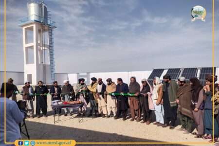 Water supply projects commissioned in Helmand province