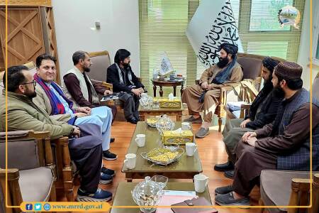 Minister of Rural rehabilitation and development meets head of Islamic Relief organization
