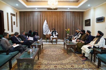 Political Deputy PM Meets United Nations Special Representative for Afghanistan