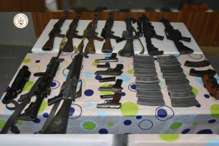 313 Central Corps Recovers 12 unites of Various Weapons in Kabul