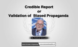 Credible Report or Validation of Biased Propaganda