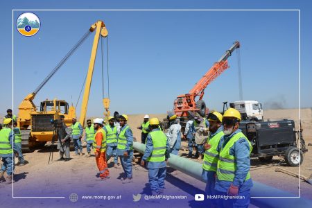 Shabarghan to Mazar Gas Pipeline Project 63% Completed
