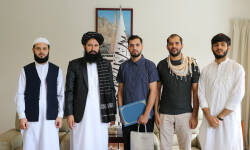 Afghan Ambassador to China meets Several Students