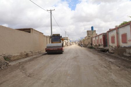 Construction of road in Kandahar underway in full swing