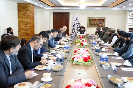 Economic Deputy PM Meets Iranian Ambassador to Kabul