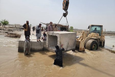 Recently Damaged Bridge Repaired in Arghandab