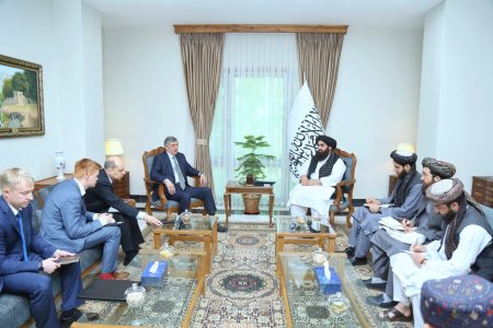 Foreign Minister Meets Russian Special Envoy for Afghanistan