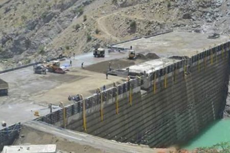 Shah Aw Aros dam reaches its maximum capacity due to recent rainfalls