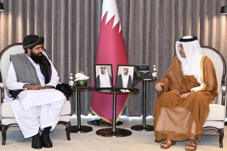 Minister of Labor and Social Affairs Holds Meeting with Qatari Counterpart