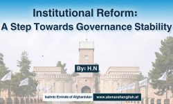 Institutional Reform: A Step Towards Governance Stability